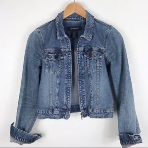 A&F Zip Up Denim Jacket